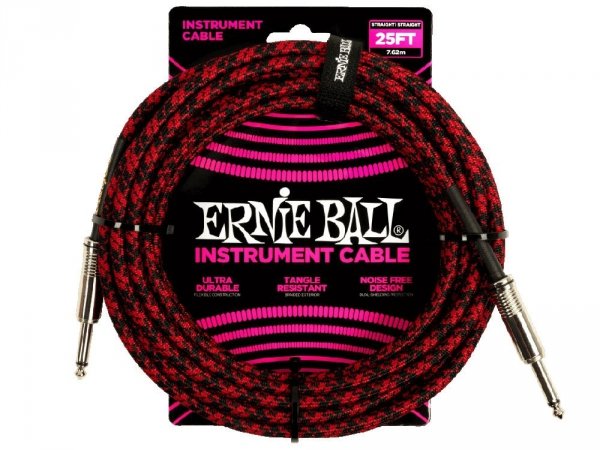 Kabel gitarowy ERNIE BALL 6398 (7,62m)