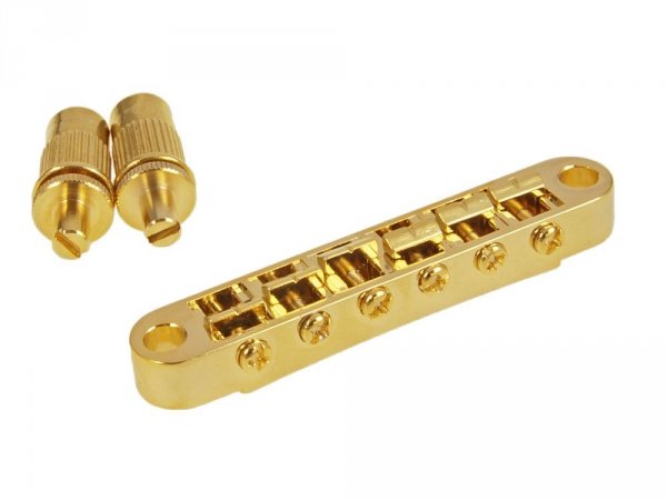 Mostek tune-o-matic 6,3mm VPARTS VLB-003 (GD)