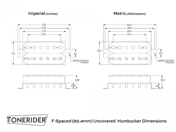 TONERIDER Firepower F-spaced (WH, bridge)