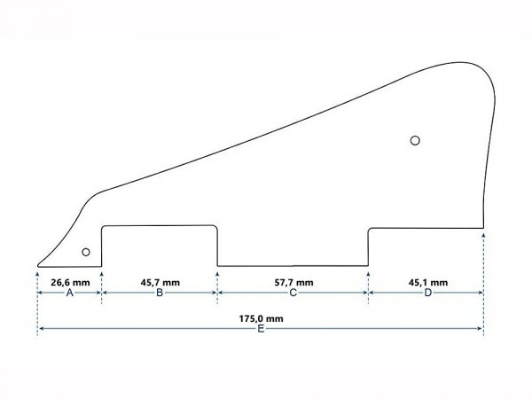 Pickguard BOSTON LP-313 (VW)