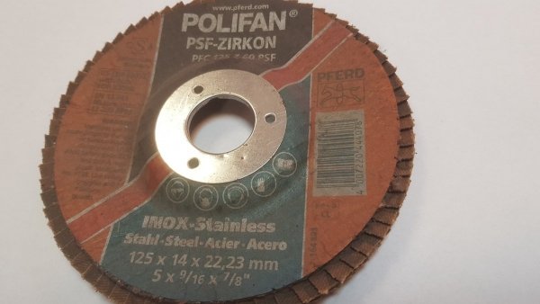 Ściernica listkowa PFC 125 Z40 PSF-ZIRKON