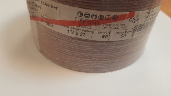 Krążek fibrowy SF850 115x22 P50