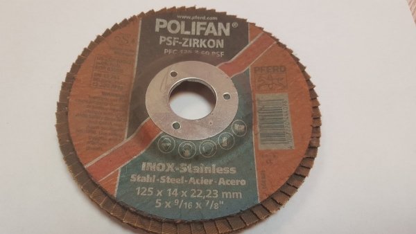 Ściernica listkowa PFC 125 Z40 PSF-ZIRKON