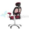 FOTEL ERGONOMICZNY CORPOCOMFORT BX-4144 CZERWONY