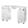 STOLIK MANICURE Z OTWOREM MONTAżOWYM BD-3425+O BIA