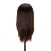 Główka treningowa z brodą fryzjerska Gabbiano WZ4 syntetyczne włosy, kolor 4H, długość 8+6