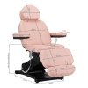 Elektryczny fotel kosmetyczny SILLON CLASSIC 3 silniki różowo czarny