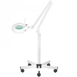 Lampa lupa led S5 + statyw led reg. natężenie światła biała