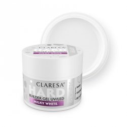 Claresa Żel budujący Hard&easy builder gel milky white 12g