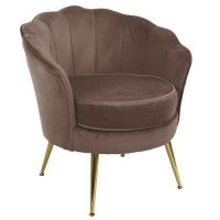 FOTEL TAPICEROWANY LUGANO BX-LE69 MOKKA VELVET 