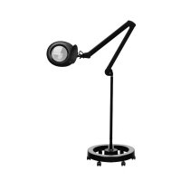 Lampa lupa Elegante 6025 60 led smd 5d black ze statywem 