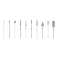 Zestaw frezów diamentowych 10 szt. 