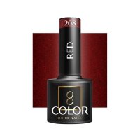 OCHO NAILS Lakier hybrydowy red 208 -5 g 