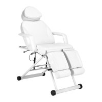Fotel kosmetyczny Azzurro 563S pedi biały 
