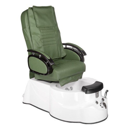 FOTEL DO PEDICURE Z MASAżEM BR-3820D ZIELONY