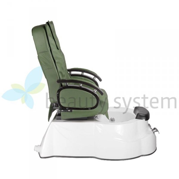 FOTEL DO PEDICURE Z MASAżEM BR-3820D ZIELONY