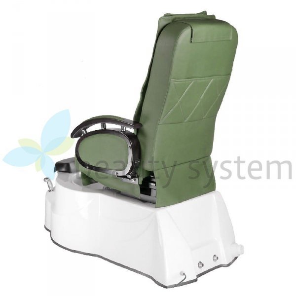 FOTEL DO PEDICURE Z MASAżEM BR-3820D ZIELONY
