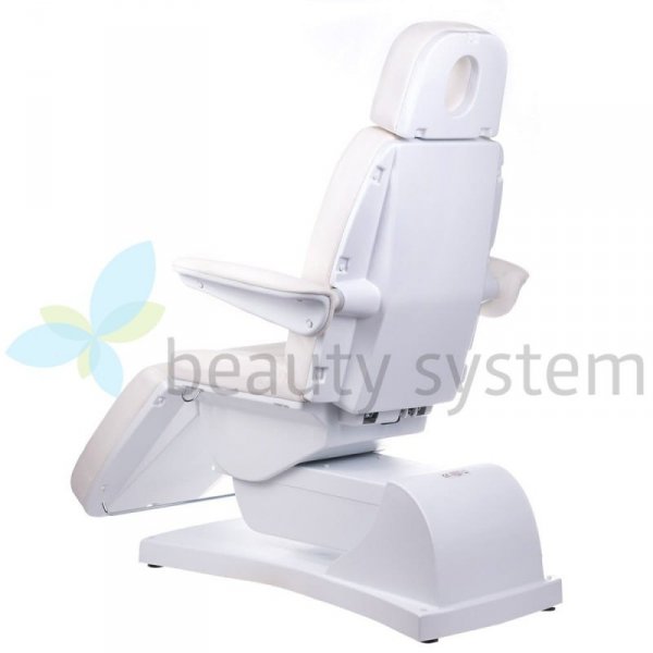 ELEKTRYCZNY FOTEL KOSMETYCZNY BOLOGNA BG-228 BIAłY