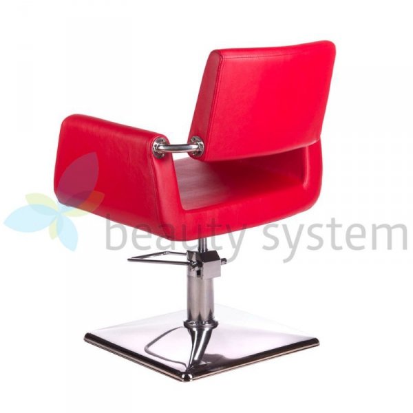 FOTEL FRYZJERSKI VITO BH-6971 CZERWONY