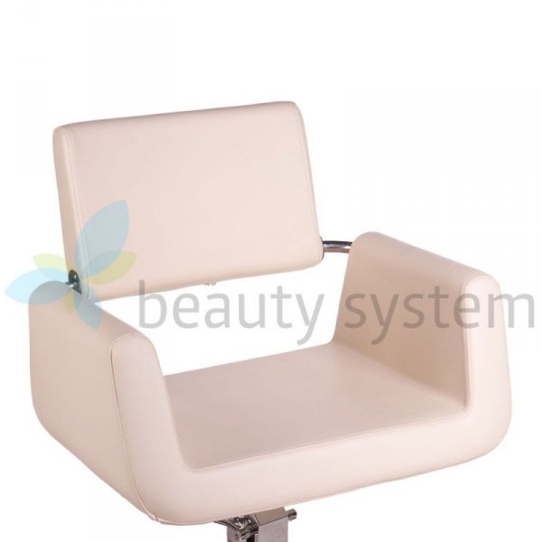 FOTEL FRYZJERSKI VITO BH-6971 KREMOWY