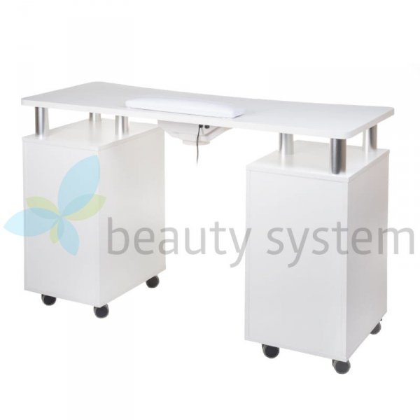 STOLIK MANICURE Z OTWOREM MONTAżOWYM BD-3425+O BIA