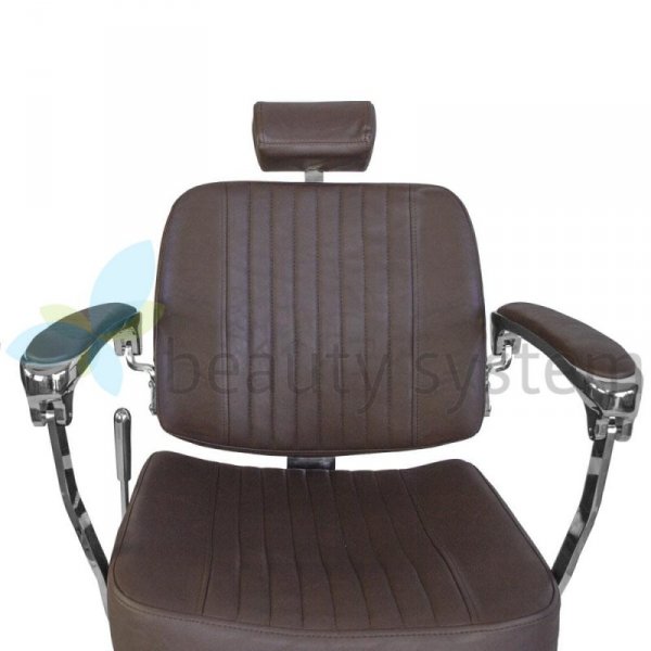 FOTEL BARBERSKI BJORN BH-3318 BRąZOWY MATOWY