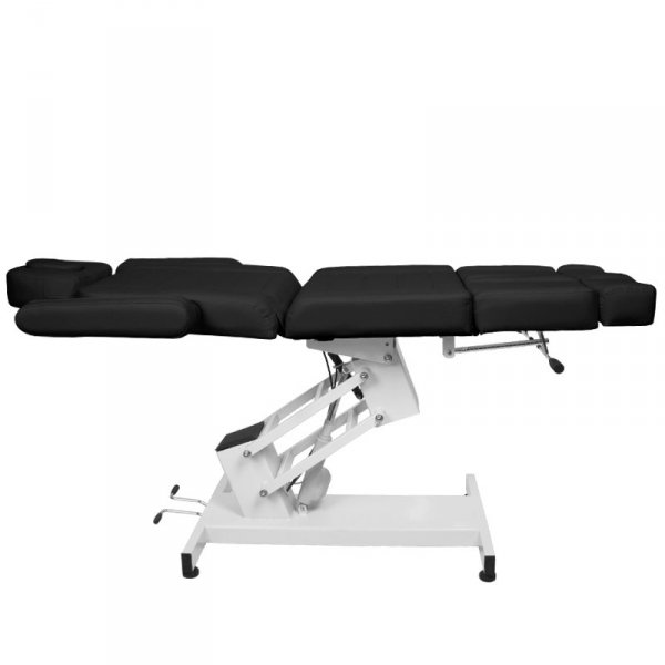 Fotel kosmetyczny do pedicure elektryczny Azzurro 706 1 silnik czarny