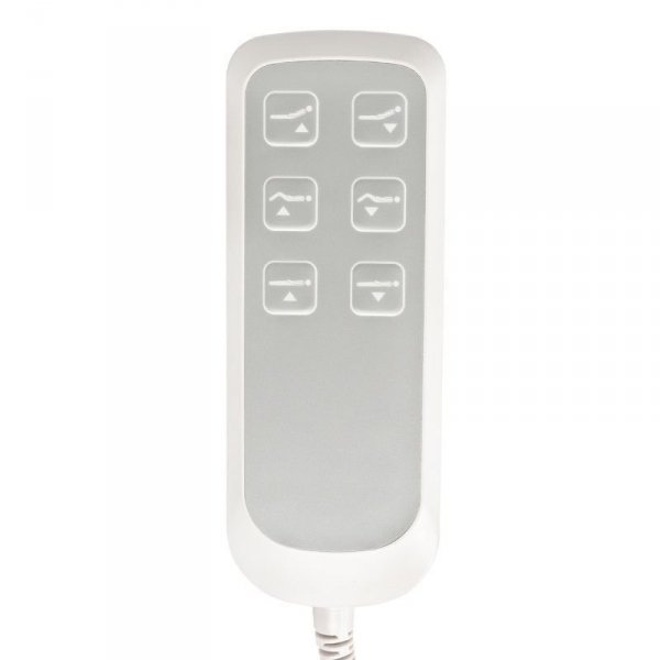 Fotel kosmetyczny elektr. 2240 Eclipse 4 siln. biały