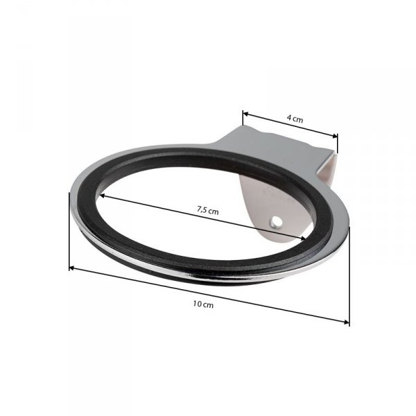 Uchwyt naścienny na suszarkę do włosów Q96 chrom