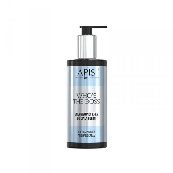 Apis who`s the boss energizujący krem do ciała i dłoni, 300 ml
