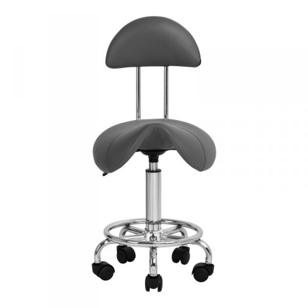 Taboret kosmetyczny 6001 szary