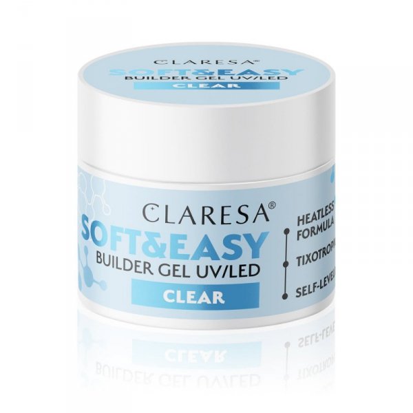 Claresa żel budujący Soft&Easy gel clear 45g
