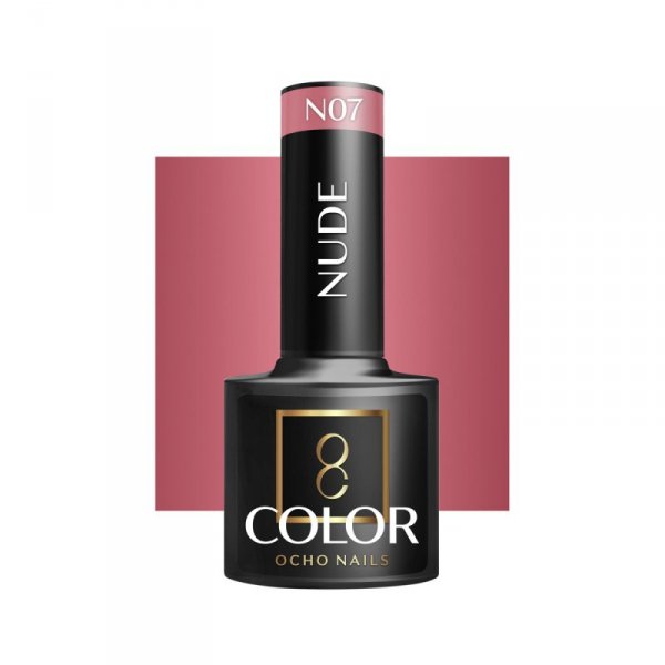 OCHO NAILS Lakier hybrydowy nude N07 -5 g