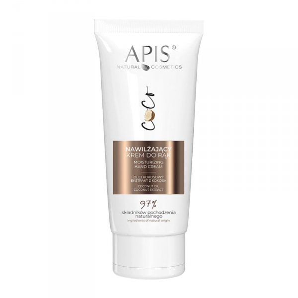 Apis Coco Nawilżający krem do rąk z olejem kokosowym i ekstraktem z kokosa 50 ml