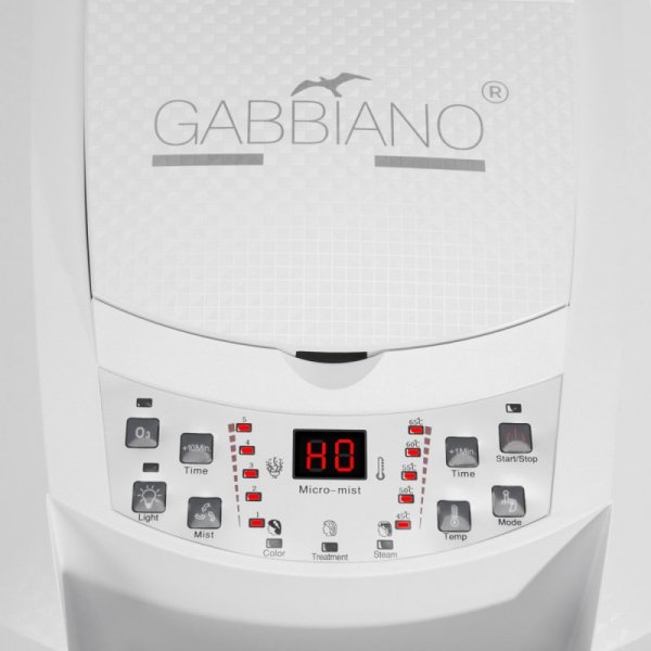Gabbiano sauna fryzjerska stojąca 408D biała z aktywnym ozonem