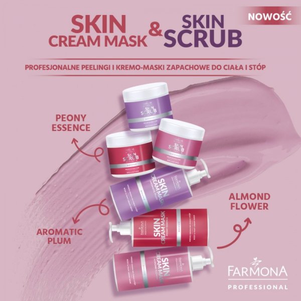 Farmona Skin scrub almond flower peeling do ciała i stóp kwiat migdałowca 500 g