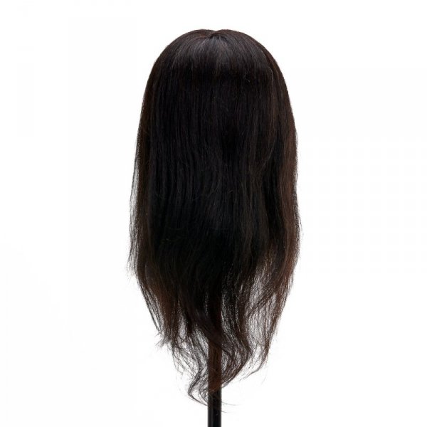 Główka treningowa fryzjerska Gabbiano WZ1 naturalne włosy, kolor 1H, długość 16&quot;