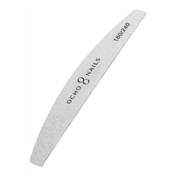 Ocho Nails pilnik półksiężyc slim 180/240 1 szt. safe pack
