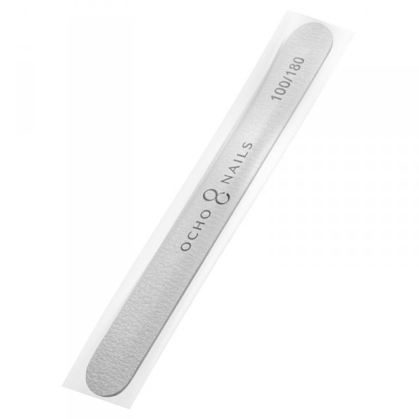 Ocho Nails pilnik prosty slim 100/180 1 szt. safe pack