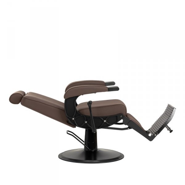 Gabbiano fotel barberski Continental brązowy