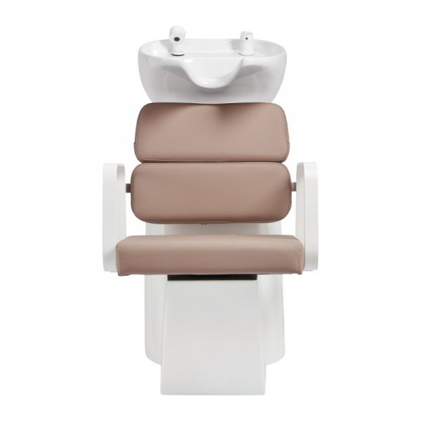 Myjnia fryzjerska Gabbiano Porto biało-beżowa