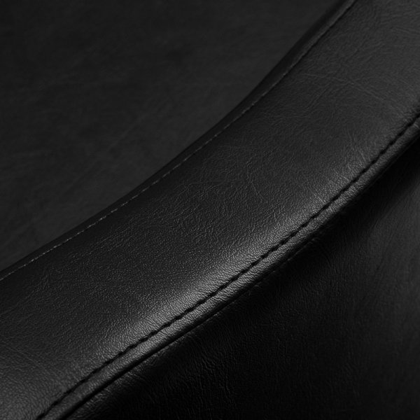 Fotel fryzjerski Gabbiano Sewilla czarny z czarną podstawą