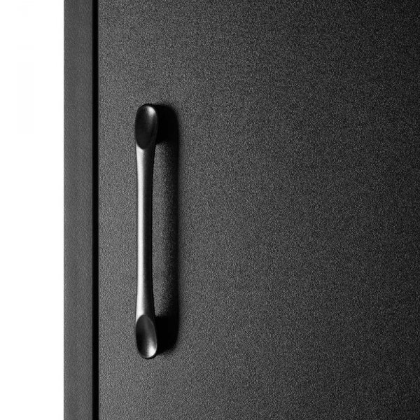 Stacja fryzjerska Labor Gabbiano TOTEM czarna z czarnym okuciem