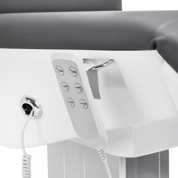 Fotel kosmetyczny elektryczny 2240K Eclipse 3 siln. szary z kołyską