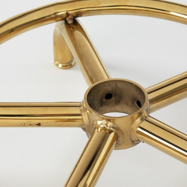 Taboret kosmetyczny 6001-G złoto - czarny 2 gat