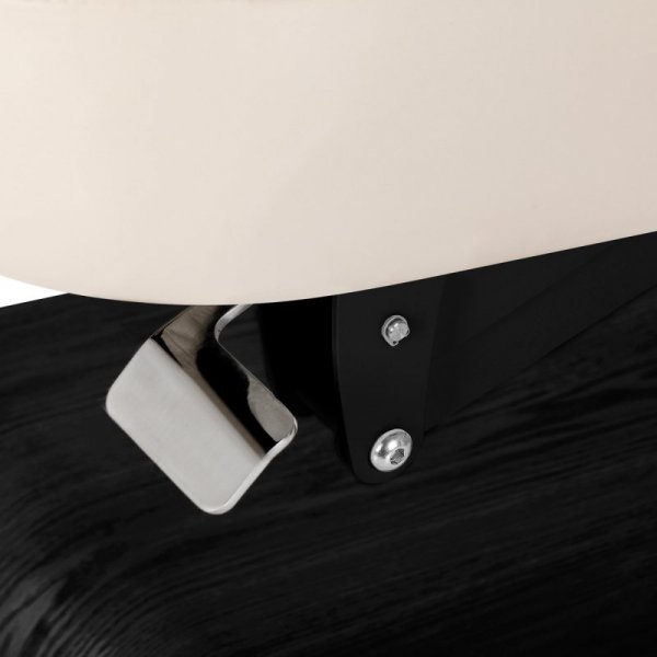 Leżanka SPA Sillon Relax kremowa z czarną podstawą