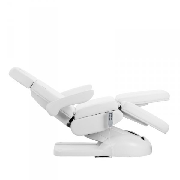 Fotel kosmetyczny elektryczny Azzurro Lux 5 silników biały