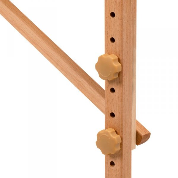 Stół składany do masażu drewniany Balance Lux 2 segmentowy 190x70 czarny