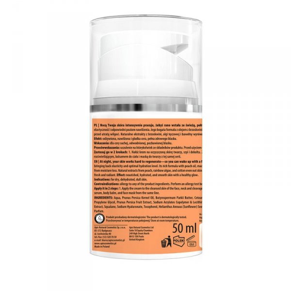 Apis PEACHY SKIN Odżywczy krem na noc 50 ml