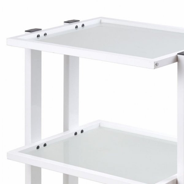 1041 Stolik kosmetyczny ze szklanymi półkami